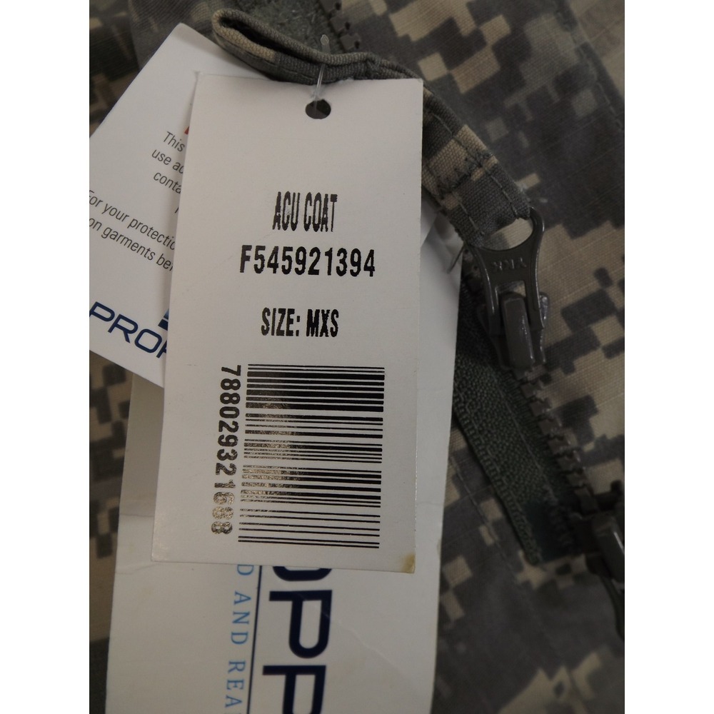 Propper Army Combat Uniform Coat - Ripstop Nylon - *NEW* - size MED - X-short - Picture 9 of 12